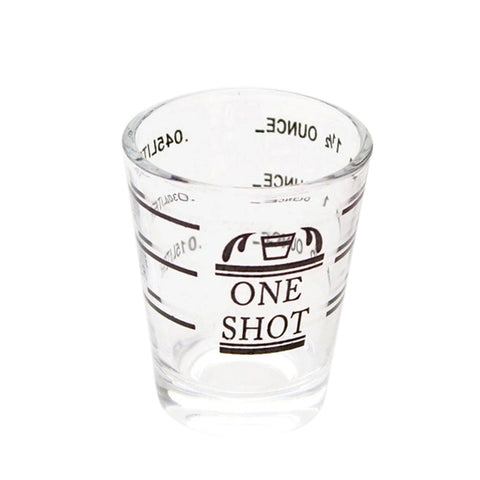 Kitchen Accessories Glass Measuring Cup for Espresso Cocktail