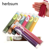 50 Sticks Incense Burner Natural Aroma Clean Air Indoor Spices Sandalwood Rose
