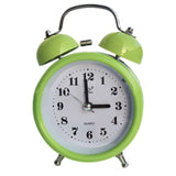 Portable Fashion Classic Silent Double Bell Alarm Clock Quartz Movement Bedside Night Light Best Quality