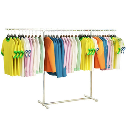 Single rod retractable drying rack Household