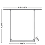 Single rod retractable drying rack Household