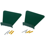 2pcs  Modern stainless metal book shelf wall invisible bookshelf for home decoration Floating Bookshelf