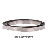 Great 8mm x 0.1/0.12/0.15 Nickel Plating Steel Strip Tape