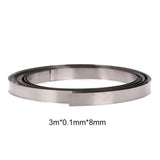 Great 8mm x 0.1/0.12/0.15 Nickel Plating Steel Strip Tape