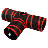 2/3/4 Holes Foldable Pet Cat Tunnel Indoor Outdoor Pet Cats Training Toys