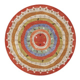 Ethnic Geometric Soft Round Carpet